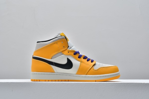 Jordan 1 Mid SE Lakers