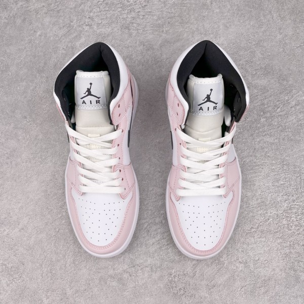 Jordan 1 Mid Barely Rose