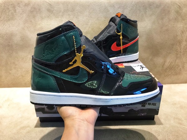 Jordan 1 Retro High SoleFly Art Basel Black