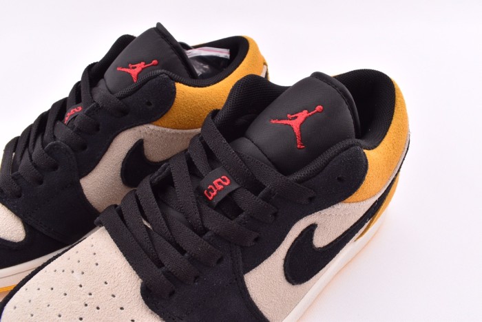 Jordan 1 Low Sail University Gold Black