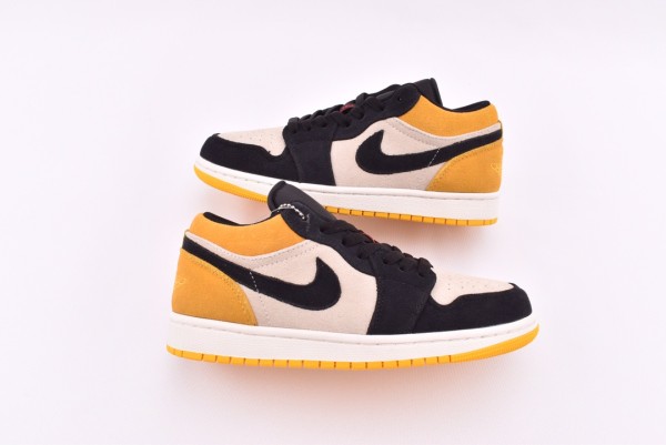 Jordan 1 Low Sail University Gold Black
