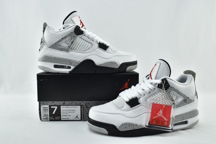Jordan 4 Retro White Cement