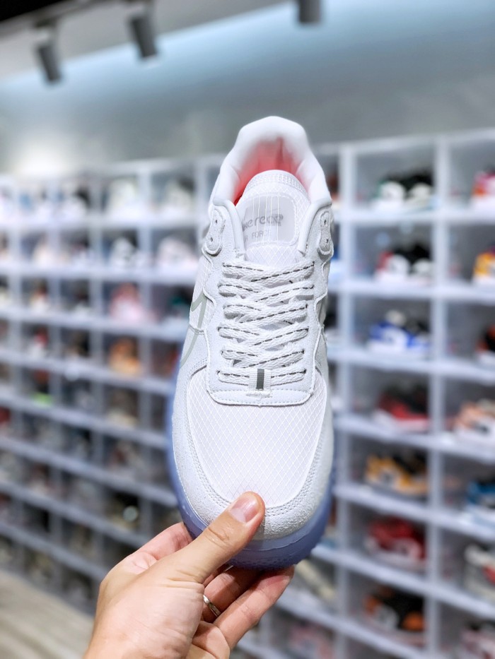 Nike Air Force 1 React White Light Bone