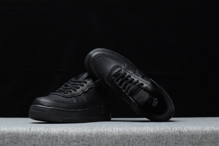Nike Air Force 1 Shadow Triple Black (W)