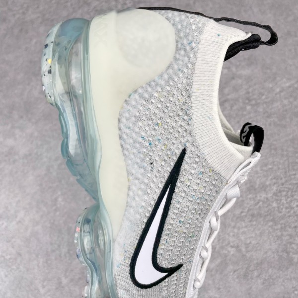 Nike Air VaporMax 2021 FK White Black Metallic Silver