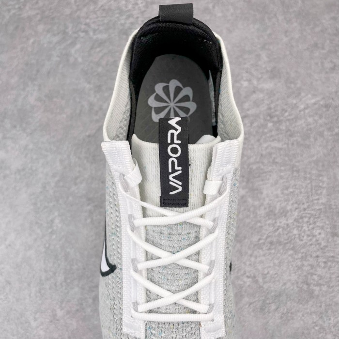 Nike Air VaporMax 2021 FK White Black Metallic Silver