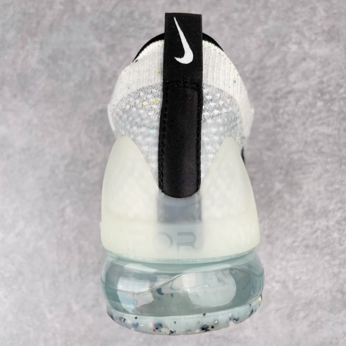 Nike Air VaporMax 2021 FK White Black Metallic Silver