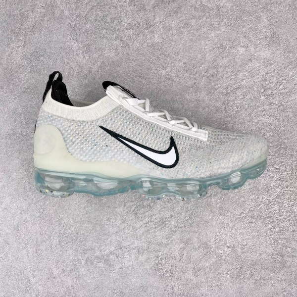 Nike Air VaporMax 2021 FK White Black Metallic Silver