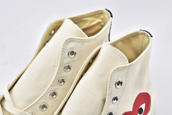 Converse Chuck Taylor All-Star 70s Hi Comme des Garcons PLAY White