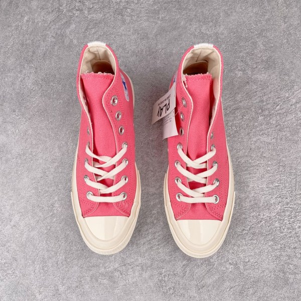 Converse Chuck Taylor All-Star 70s Hi Comme des Garcons Play Bright Pink