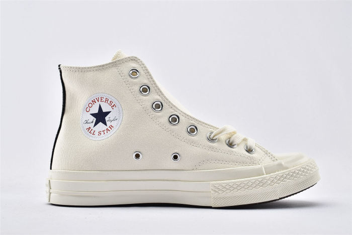 Converse Chuck Taylor All-Star 70s Hi Comme des Garcons PLAY White