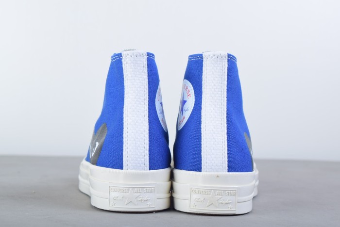 Converse Chuck Taylor All-Star 70s Hi Comme des Garcons PLAY Blue