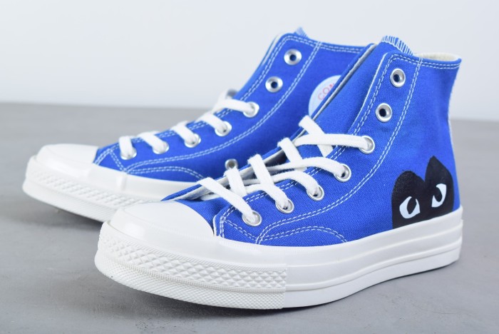 Converse Chuck Taylor All-Star 70s Hi Comme des Garcons PLAY Blue