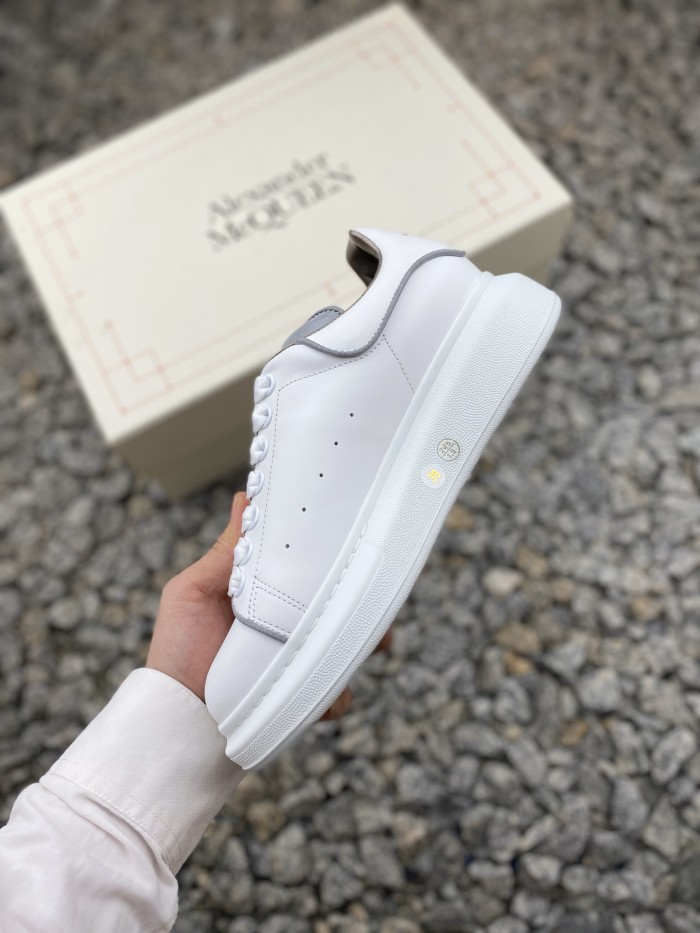 Alexander McQueen Oversized Reflective White