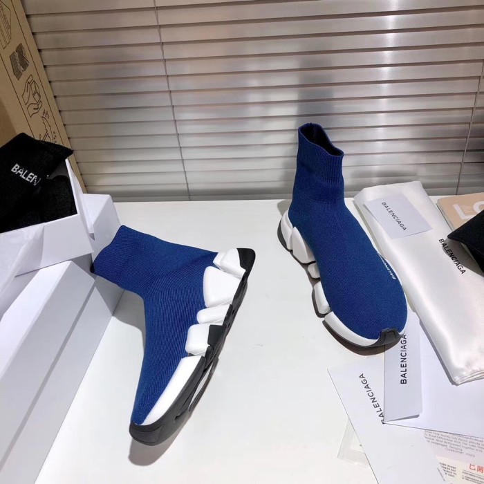 Balenciaga Speed 2.0 Dark Blue White Black