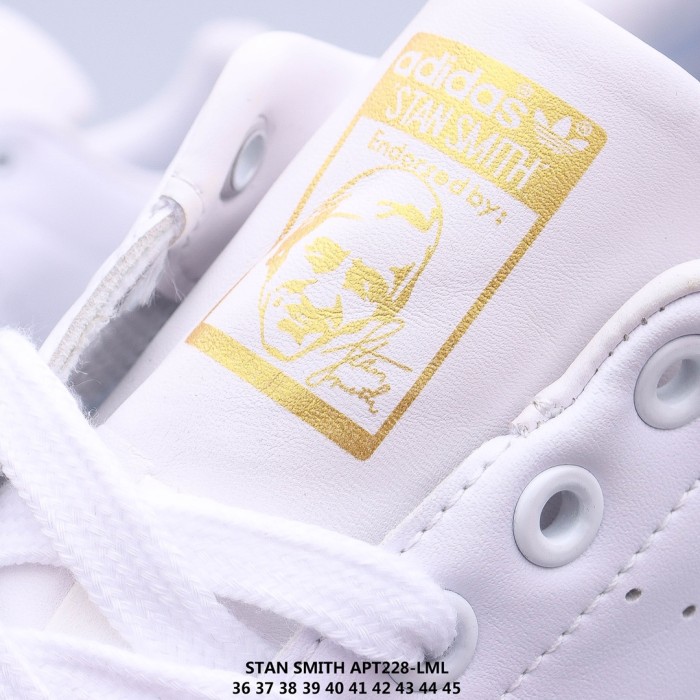 adidas Stan Smith White Gold Metallic