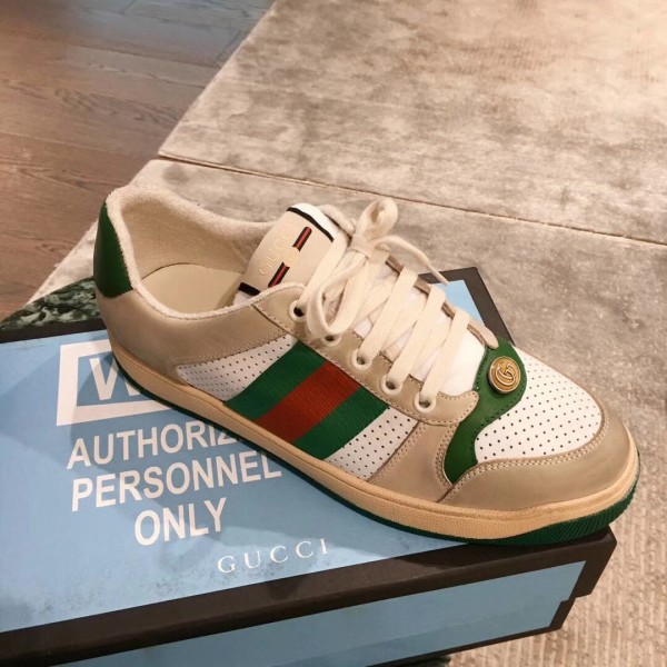 Gucci Screener Distressed 'Green Orange'