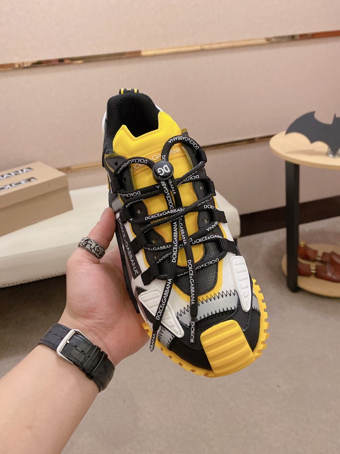 Dolce & Gabbana NS1 Low Top Yellow Black