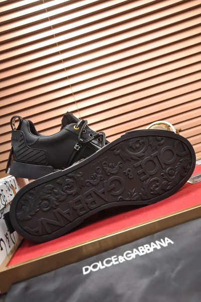 Dolce & Gabbana Portofino Strapped Black White