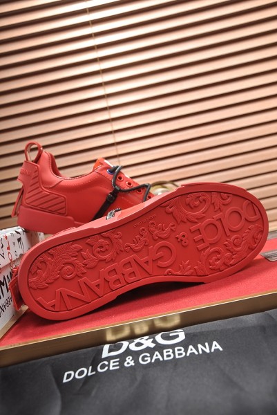Dolce & Gabbana Portofino Strapped Red White