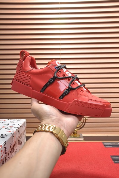 Dolce & Gabbana Portofino Strapped Red White