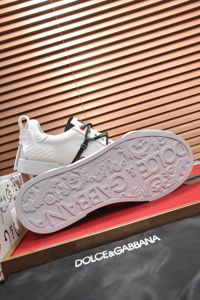 Dolce & Gabbana Portofino Strapped White Black