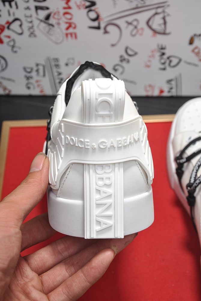 Dolce & Gabbana Portofino Strapped White Black