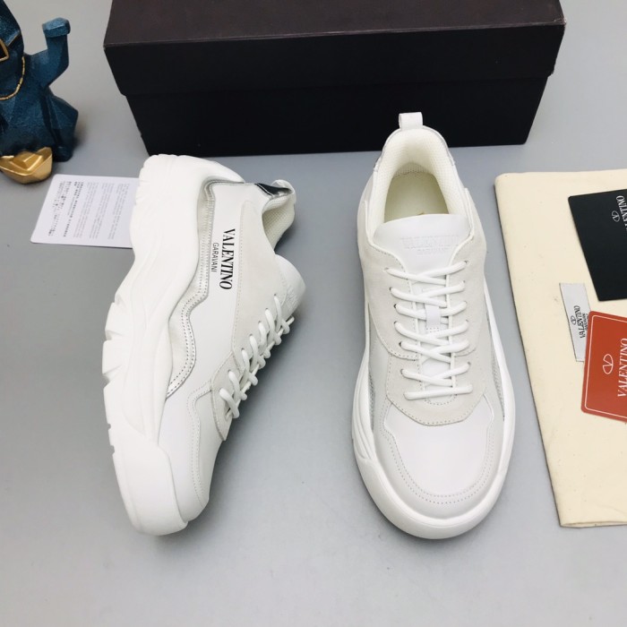 Valentino Gumboy Low Top Sports Casual Shoes Men's White