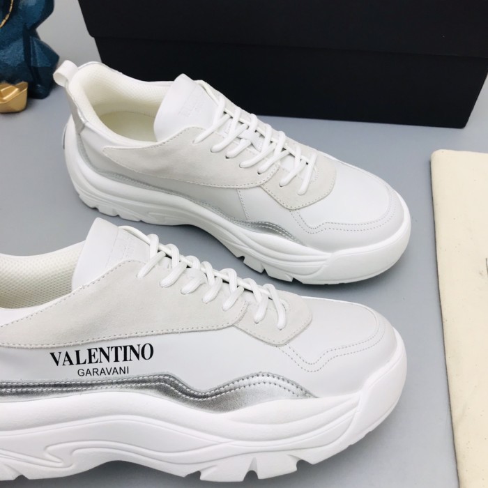Valentino Gumboy Low Top Sports Casual Shoes Men's White