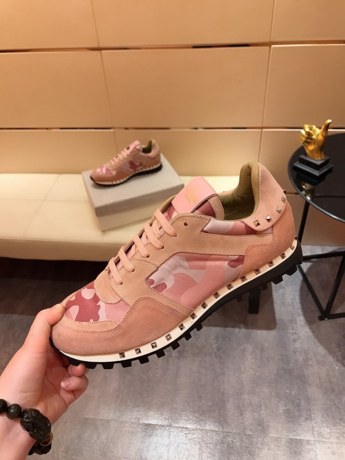 Valentino Wear Resistant Low Top Casual Shoes Women's Brown