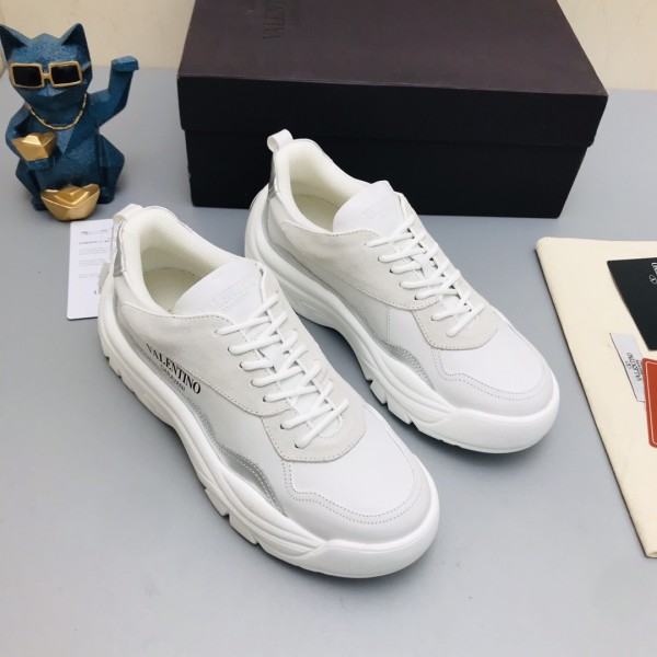 Valentino Gumboy Low Top Sports Casual Shoes Men's White