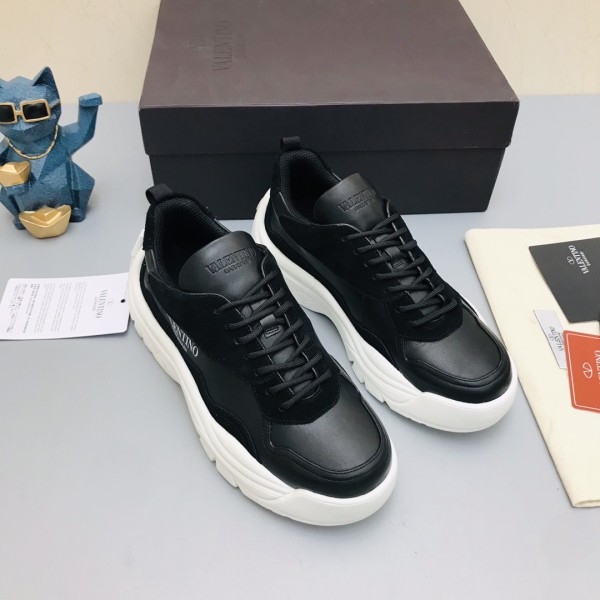 Valentino Gumboy Breathable Low Top Sports Casual Shoes Men's Black White