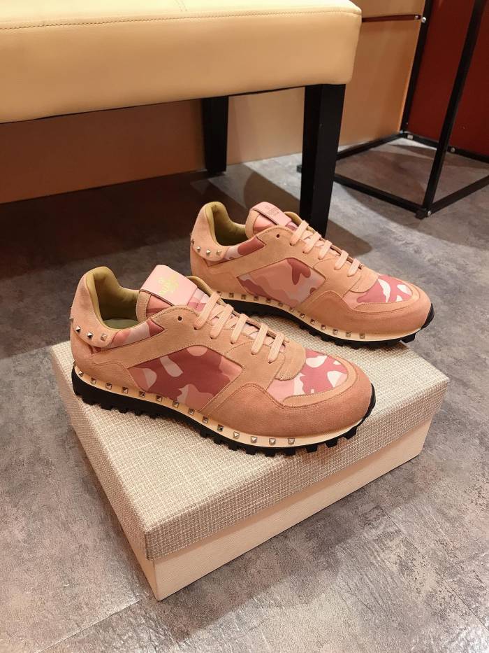 Valentino Wear Resistant Low Top Casual Shoes Women's Brown