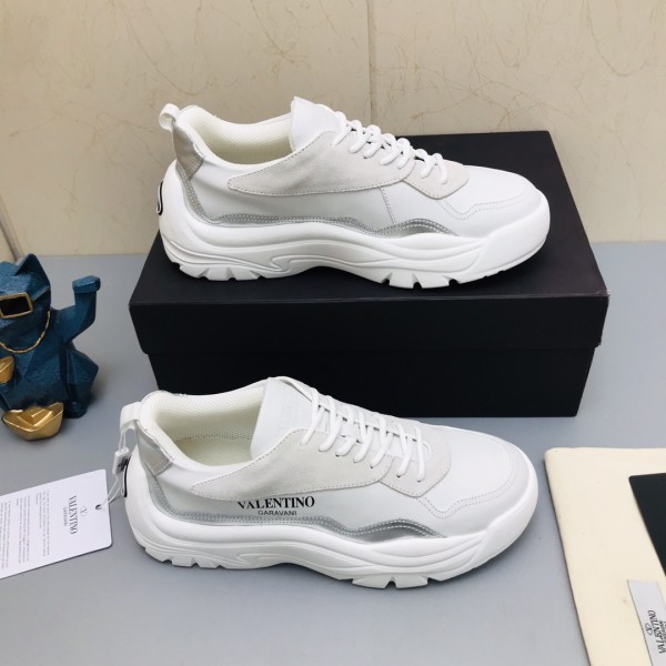 Valentino Gumboy Low Top Sports Casual Shoes Men's White