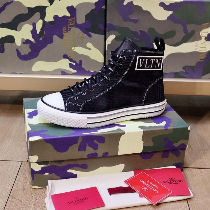 Valentino Giggies High Top Canvas Shoes Men's