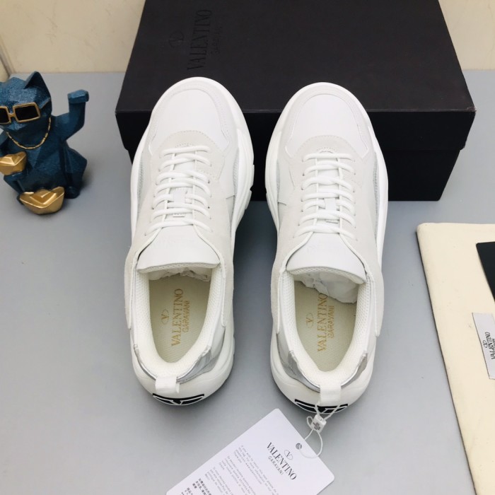 Valentino Gumboy Low Top Sports Casual Shoes Men's White