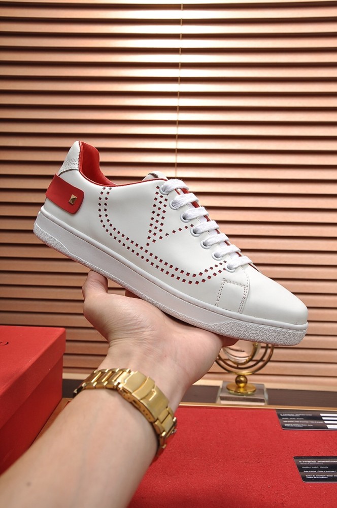 Valentino Women's Backnet Sneaker 'White Pink'