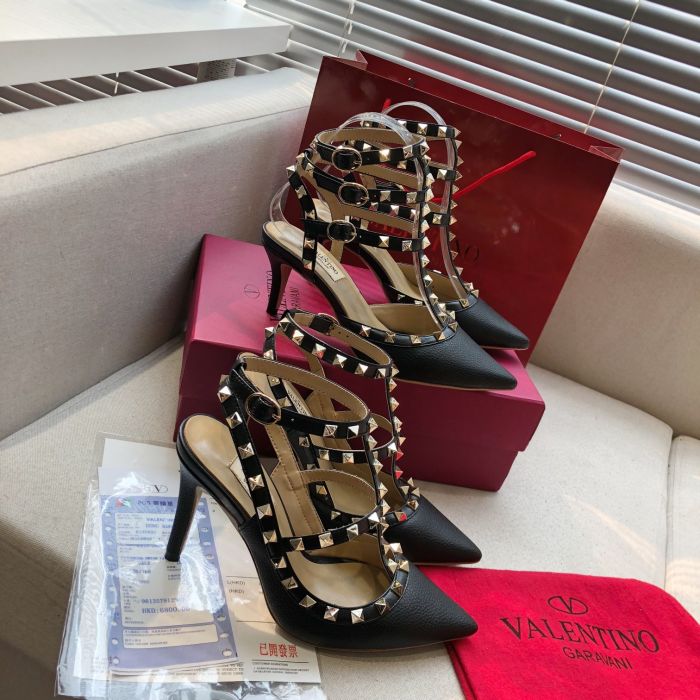 Valentino Garavani Rockstud 100mm Caged Pumps