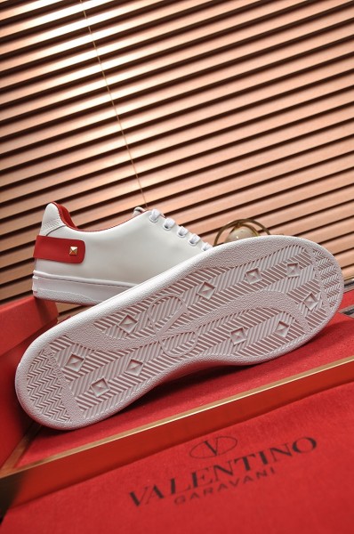 Valentino Women's Backnet Sneaker 'White Pink'