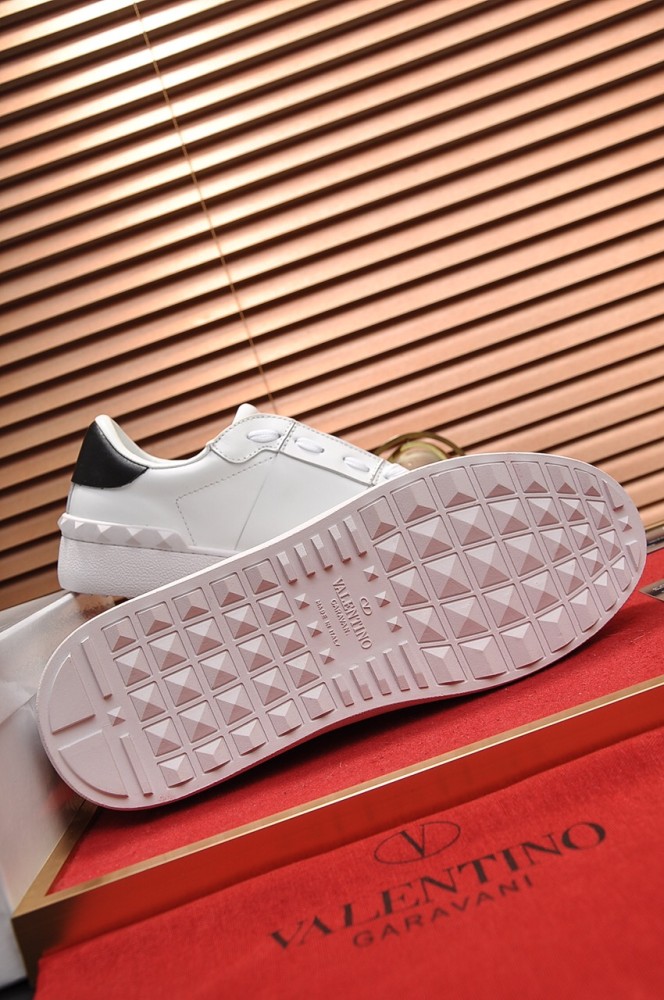 Valentino Women's Open Sneaker 'Logo Print - White'