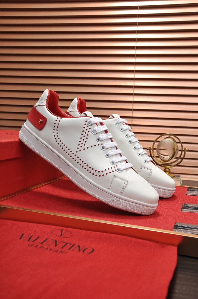 Valentino Women's Backnet Sneaker 'White Pink'