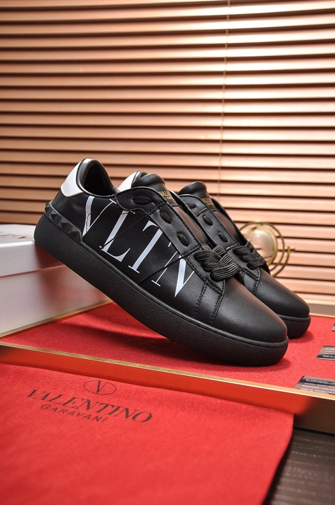 Valentino Women's Open Low 'Logo Print Black'