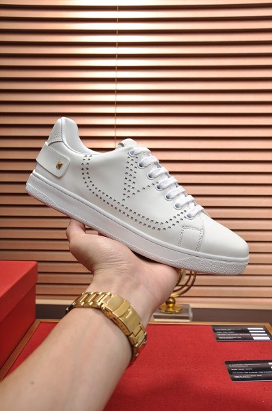 Valentino Open Low Top Skateboard Shoes Women's White