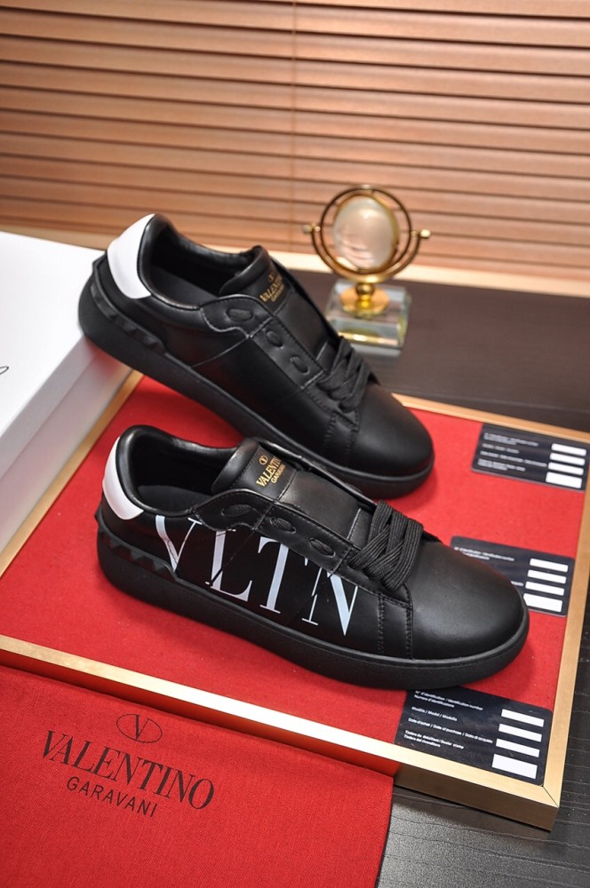 Valentino Women's Open Low 'Logo Print Black'