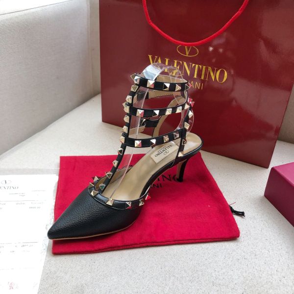 Valentino Garavani Rockstud 100mm Caged Pumps