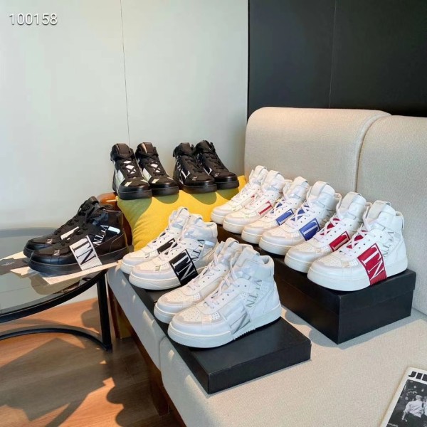 Valentino VL7N Breathable Mid top Casual Shoes Men's Black