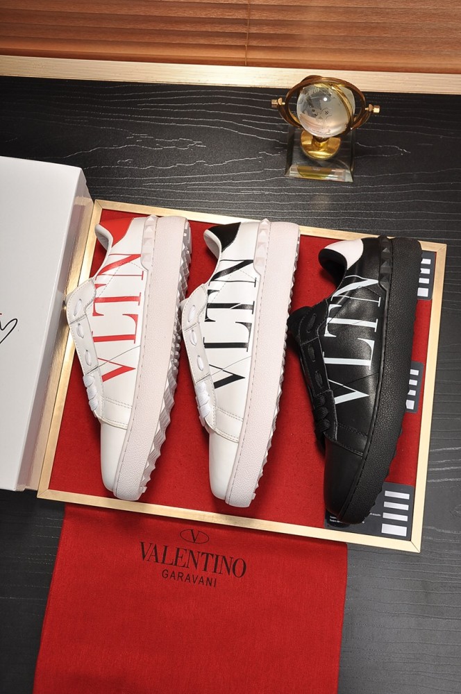 Valentino Women's Open Low 'Logo Print Black'