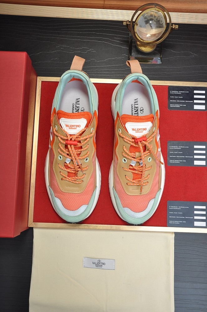 Valentino Low Top Casual Shoes Women's Orange