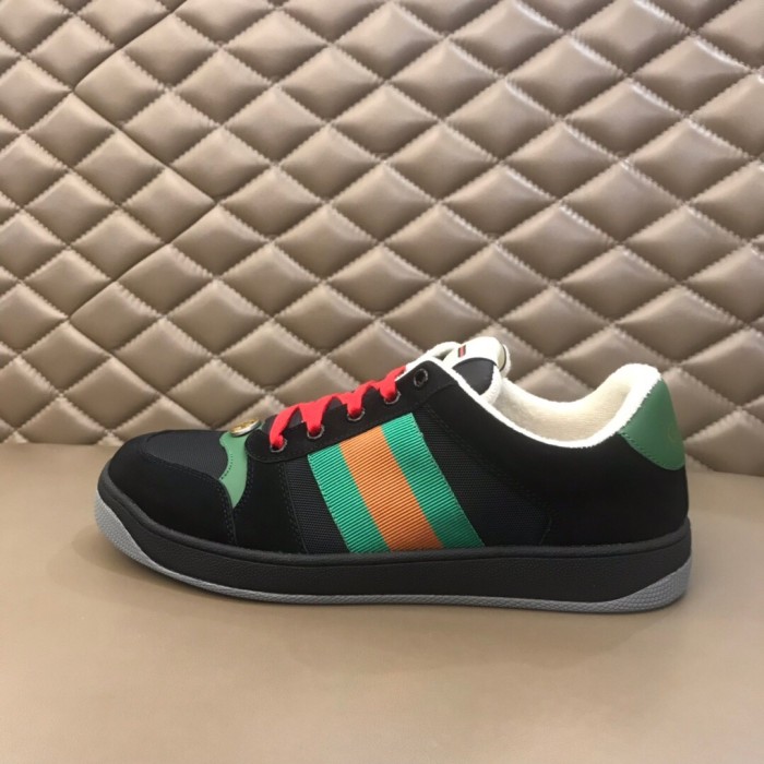 Gucci Screener Suede 'Black Green'