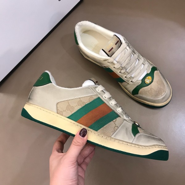 GUCCI Sneaker Screener GG Green